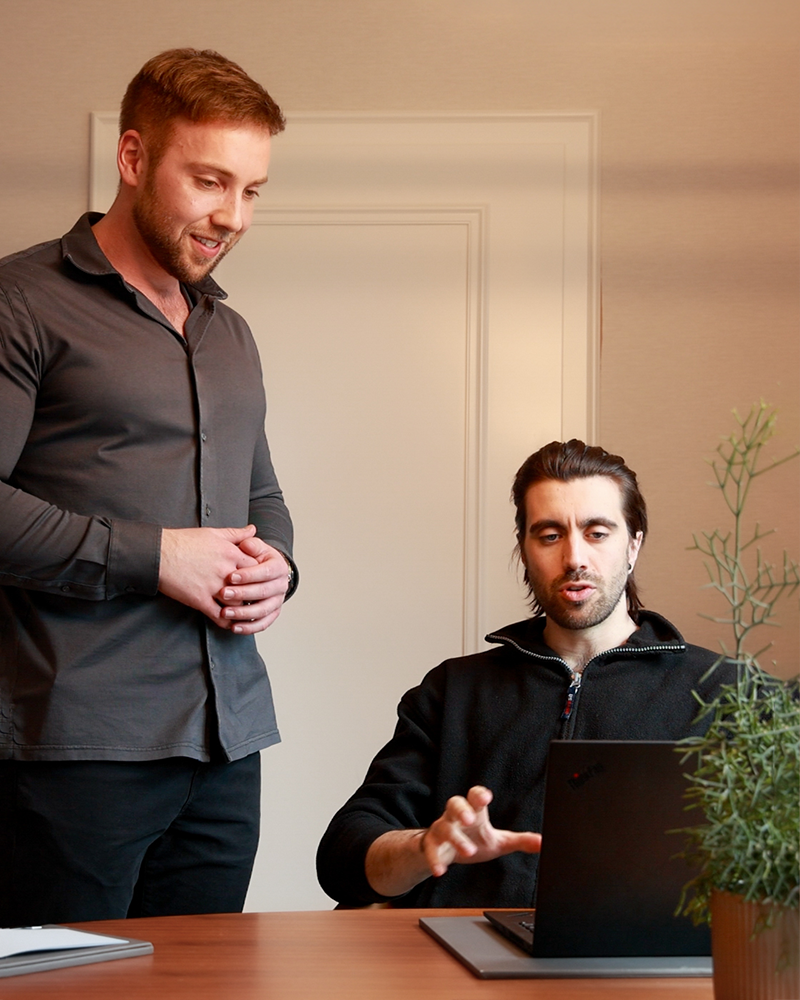 Henri & Robert – Auftauchen Webdesign Team